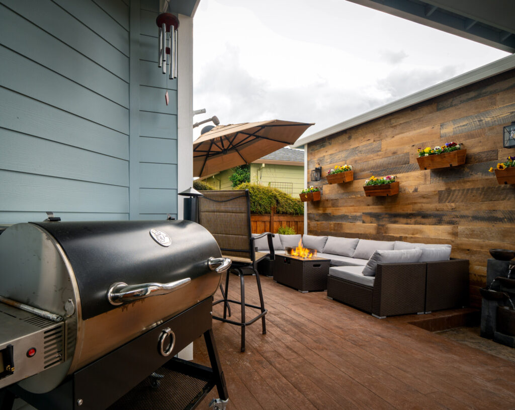 outdoor living at Everglade Town Home Corvallis
