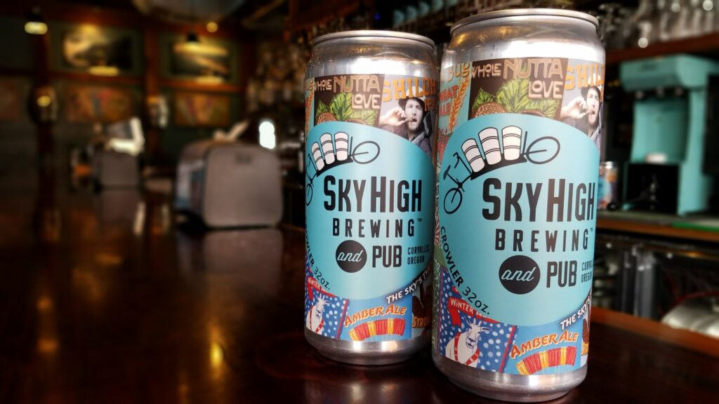 Canettes de bière Sky High