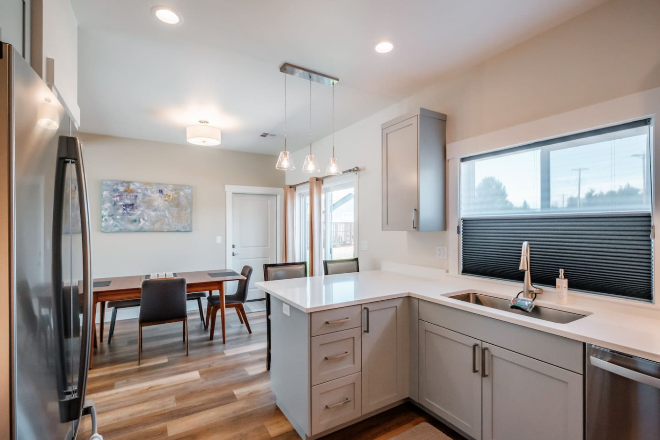 Enjoy a modern, spacious home with an open floor plan designed for easy living.